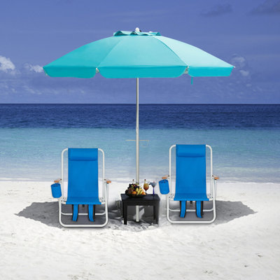 Alfrodull 78'' Tilt Beach Umbrella