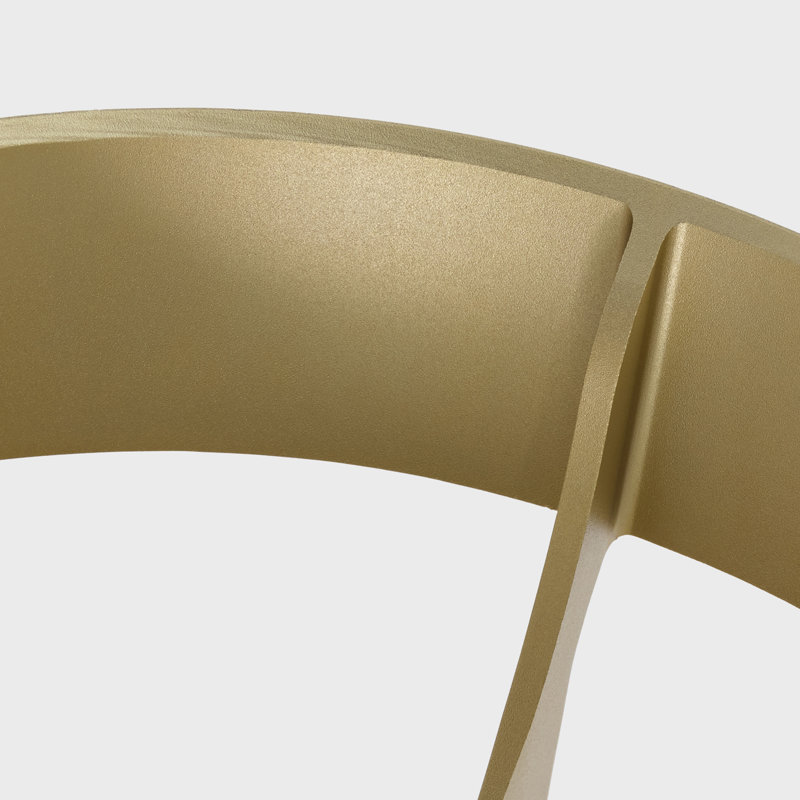 Lampe de table Loop + sphère III, H 9,63 po x l 7,25 po x P 7,25 po, Doré