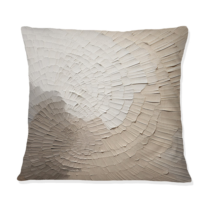 Coussin décoratif gracieux avec minimalisme beige