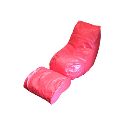 Petit ensemble de fauteuils à billes en similicuir