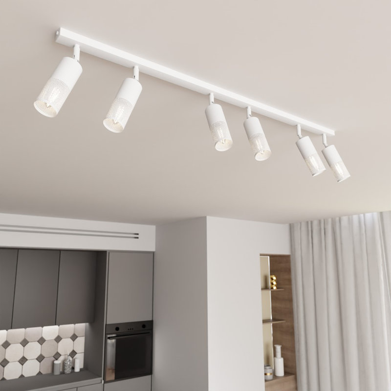 Samonie Flush Mount, White