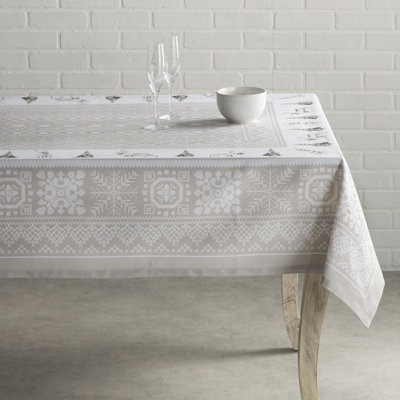 Maison d'Hermine Cozy Christmas 100% Cotton Tablecloth - 54" x 72"