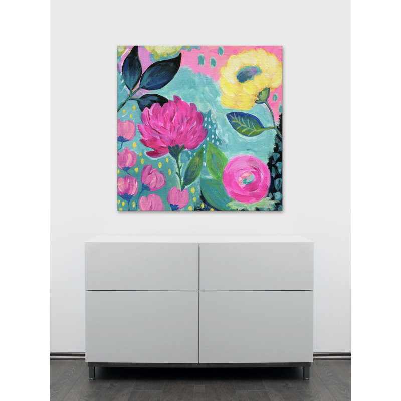 Confident and Strong Print on Wrapped Canvas, 18" H x 18" W x 1.5" D