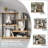 Easy Twist Assembly 5-Tier Multipurpose Shelf In Brown-1141144298