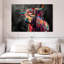 Vache abstraite sur toile-200053807