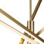 Burcker Aluminum Dimmable LED Modern Linear Chandelier-102743057-70693019