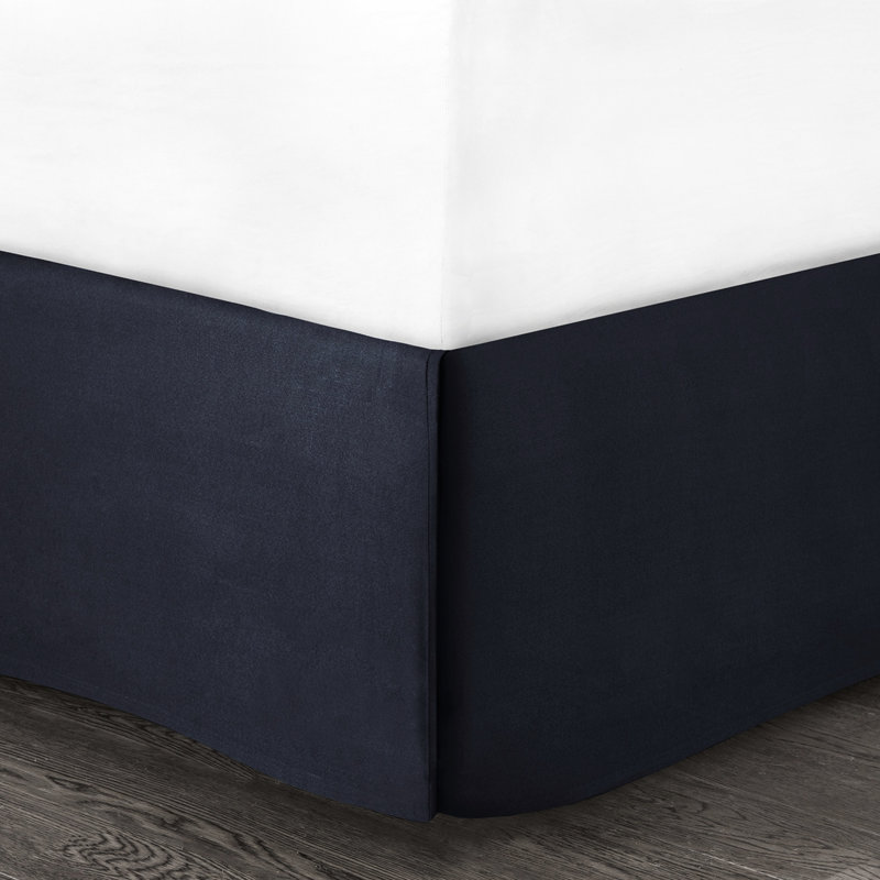 Édredon grand bleu marine 7 pièces - Broderie lueur splendide, Queen Comforter + 6 Additional Pieces, Navy Blue