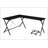 Dazenus L-Shape Computer Desk with Spacious Work Surface and Sturdy Metal Frame for Enhanced Stability and Durability