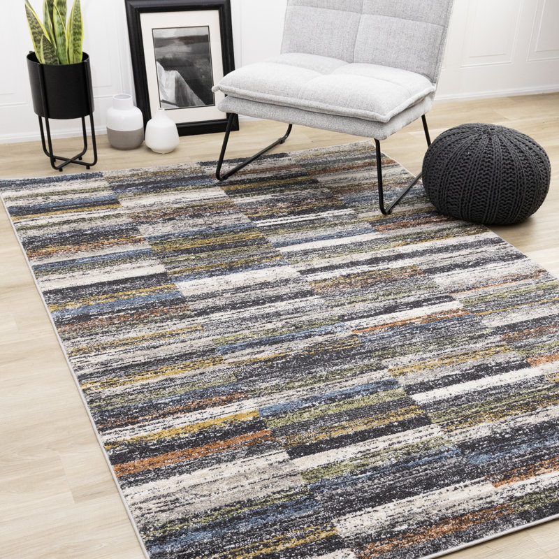 Tapis velours velours patiné Velora, Rectangle 5 pi 3 po x 7 pi 7 po