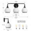 Éclairage de salle de bain à intensité variable 3 lumières Lupe-830828620