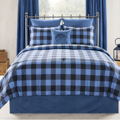 Cotton Plaid Comforter Set