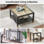 Table basse en verre avec rangement-1527562683