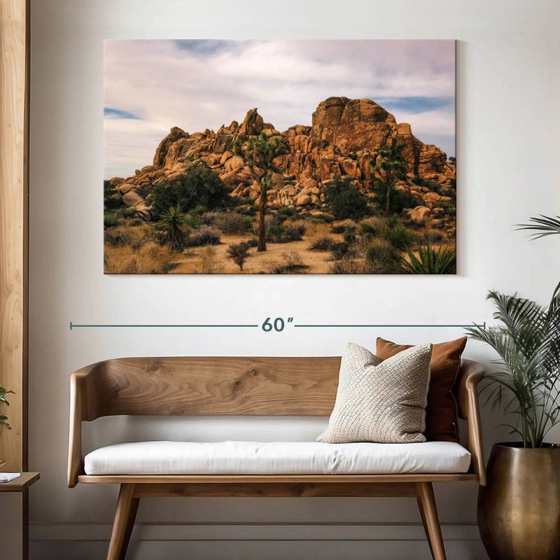 Nicci Joshua Tree, scène de désert, H 34 po x l 51 po