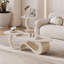 Table basse ovale moderne et minimaliste.-1222794787