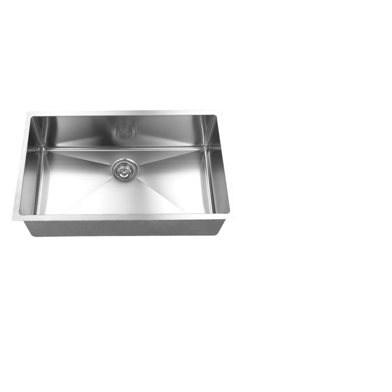 Évier de cuisine en acier inoxydable encastrable L 30 po x l 19 po