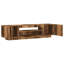 Metro Lane TV Cabinet With LED Lights Smoked Oak 160X35x40 Cm-1667658449