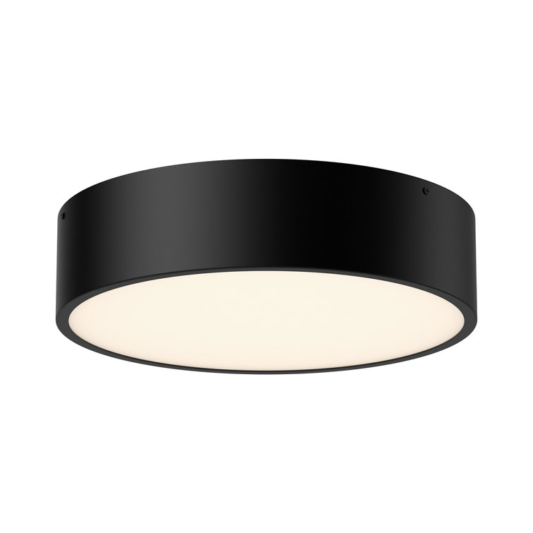 Mossy 3 Light Glass Flush Mount