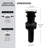 4 Inch 2-handle Bathroom Sink Faucet with Drain Assembly-118659767