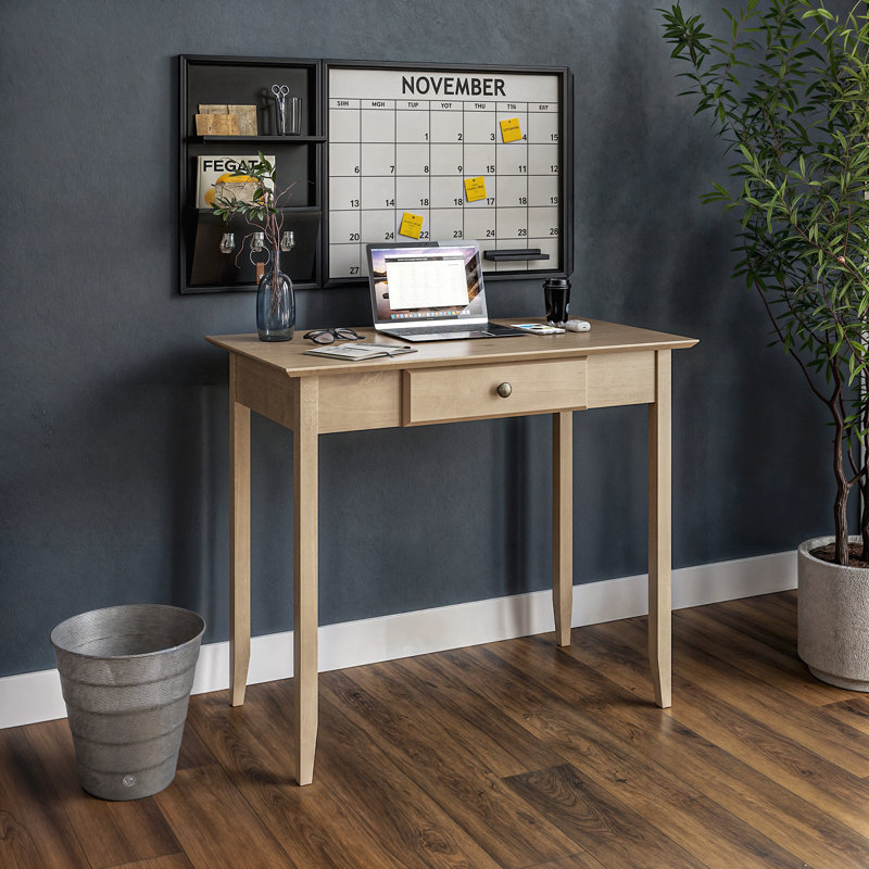 Bureau en bois massif Laub Home Office, Chêne clair