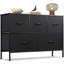 Commode à 5 tiroirs de 39,4 po de largeur avec commode en bois Ojaswi-951731674