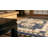 Small Scatter Size American Hooked Antique Wool 1920s Rug