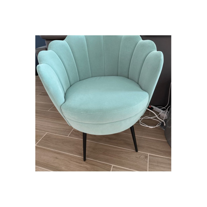 Hendrix Velvet Accent Chair (Set of 2) - Mustard