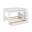 Lit superposé double avec bureau et tiroirs-577944926
