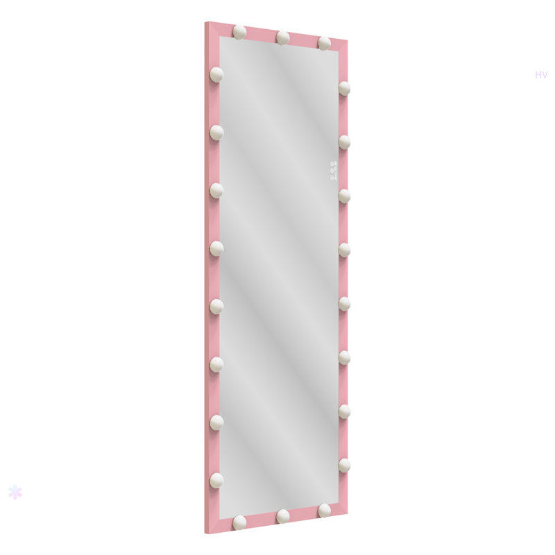 Full Body Vanity Mirror With 3 Color Modes Wall Lighted For Dressing Room Bedroom Hotel Touch Control