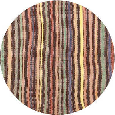 Tapis contemporain jaune / rouge / orange