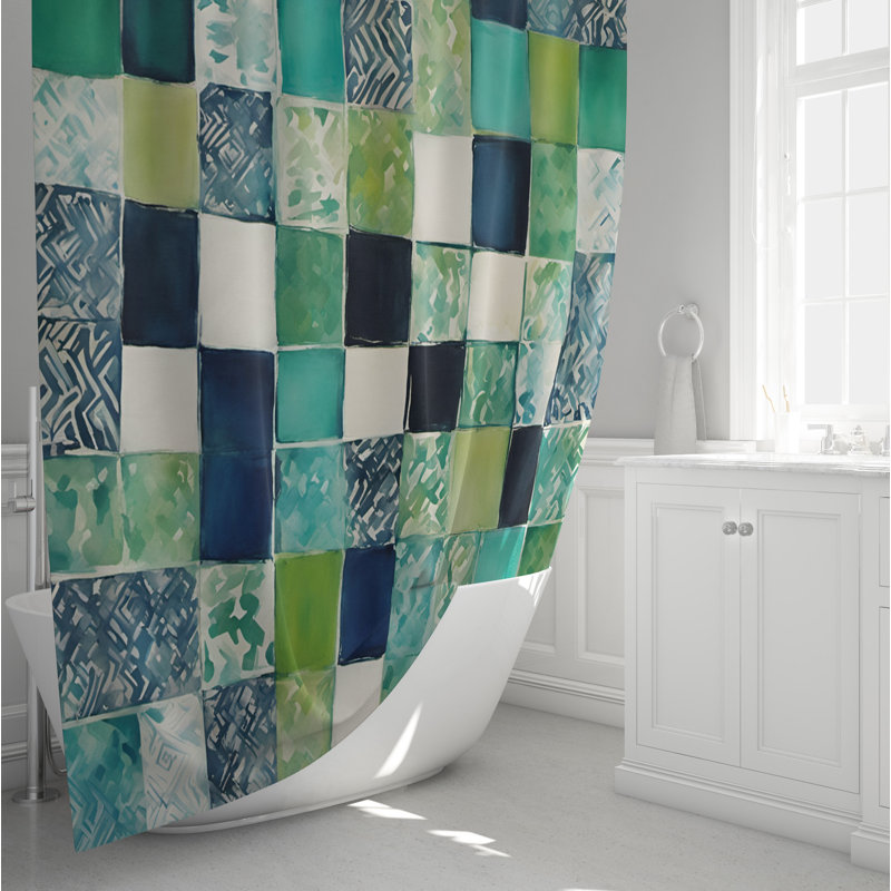 Rideau de douche Debden, H 72 po x l 70 po