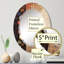 Hinz - Miroir mural moderne ovale-665271983