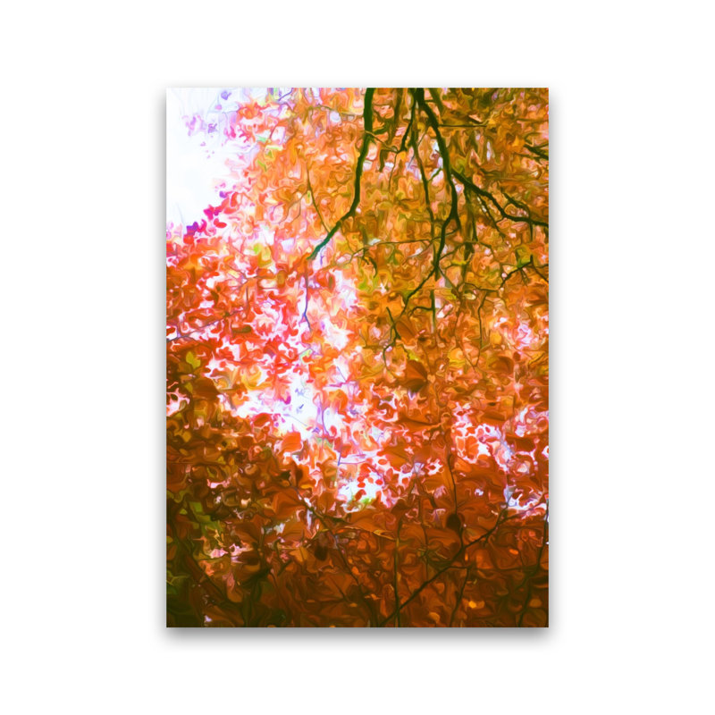 Autumn Leaves - Print, Wrapped Canvas, 59cm H x 42cm W x 1cm D