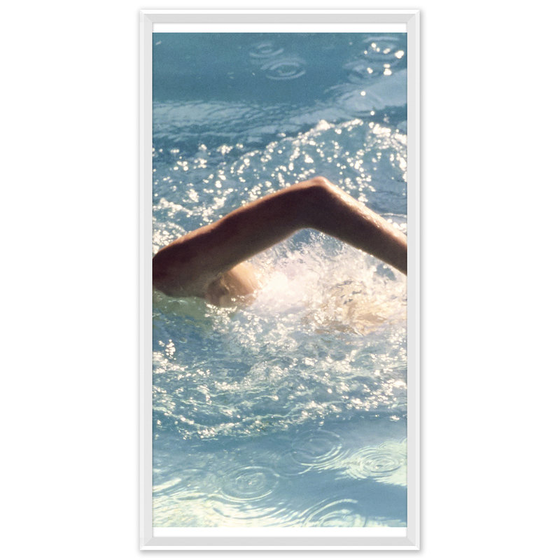 Swimming In Golden Door Spa Pool Giclee Print by Jacques Malignon