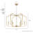 Hunter 30 Inch Zoanne 6 Light Chandelier Ceiling Light Fixture-74777754-74777753
