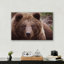 Ours brun, reproduction, art animalier, affiche sur toile, illustration de forêt naturelle, décor de chalet rustique, reproduction d'art animalier, décoration murale moderne-1634715667-1632099964