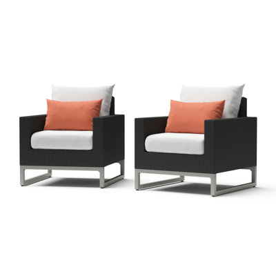 Fauteuil club d'extérieur 2 pièces Identik Sunbrella