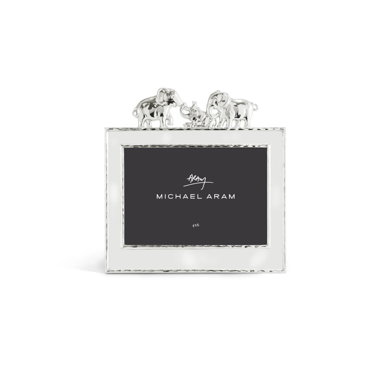 Elephant Frame 4x6, Silver