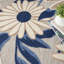 Alayia Aloha Floral Blue/Grey Indoor/Outdoor Area Rug-827815187