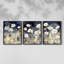 Étude florale Cxxvi -Set de 3 estampes giclées encadrées -Prêt à-1465447841-1465447853
