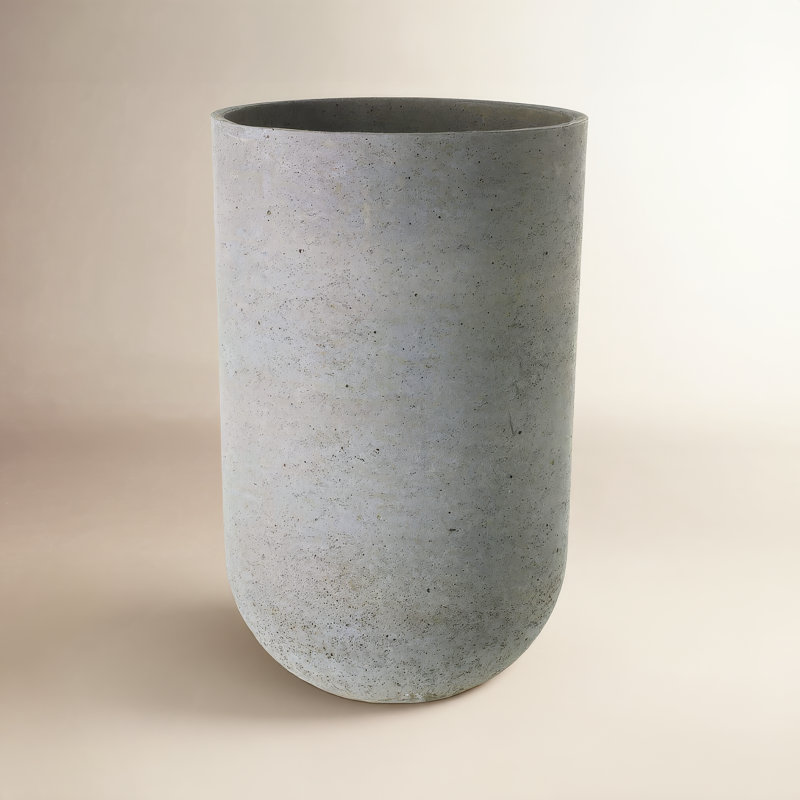 Pot à fleurs d'intérieur fabriqué à la main Georgy, H 26,75 po x l 17 po x P 17 po