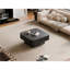 Table basse en placage de bois massif avec rangement rabattable, carré 31,5 po, noir profond