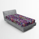 Microfiber Floral Fitted Sheet