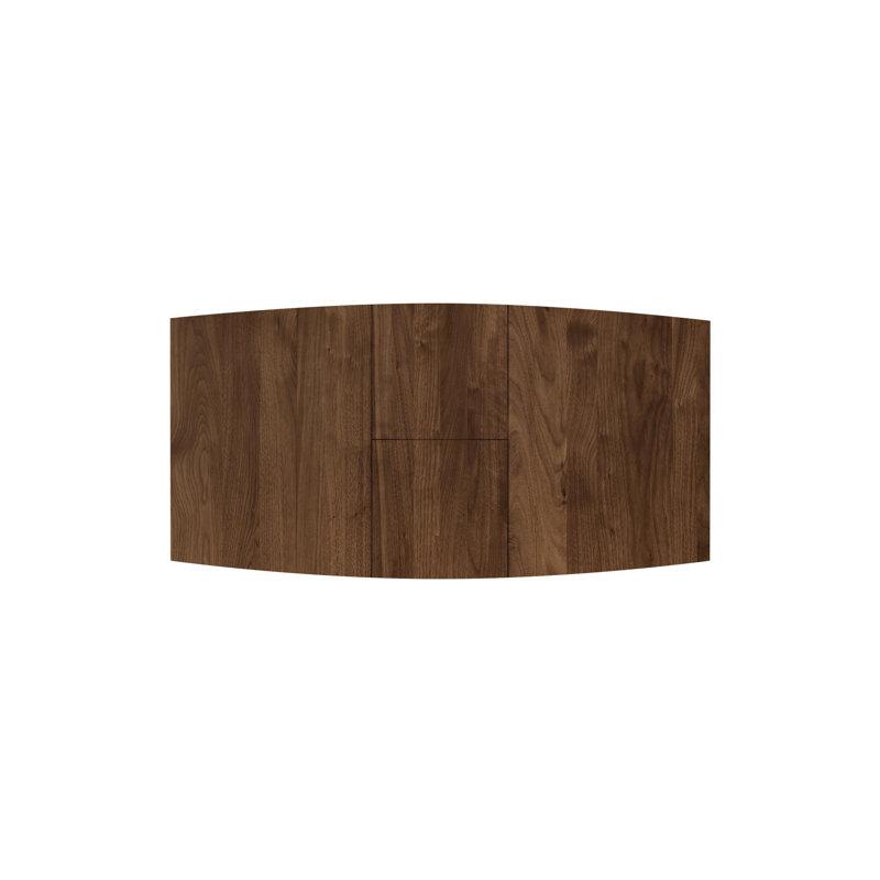Catalina Trestle Extensions Table, 30" H x 66" L x 46" W, Walnut