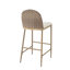 Ensemble de 2 tabourets de bar 29,5 po Farmhouse 29,5 po avec dossier en rotin-1731509089