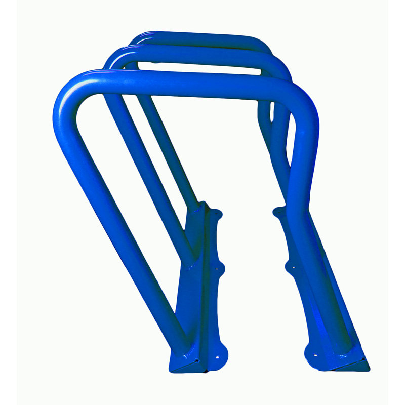 Support pour 6 vélos, Bleu