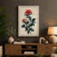 Coral Roses in Bloom Botanical - Wrapped Canvas-1126127217-1126127221