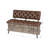 Angeles Faux Leather Upholstered Storage Bench