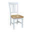 Chaise d'appoint en bois massif Evalyn-54365011
