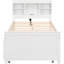 Lit simple avec 3 tiroirs et rangement pour tête de lit-121346973