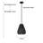 1 - Light Kitchen Single Steel Dimmable Woven Rattan Pendant UL Certified-199332371